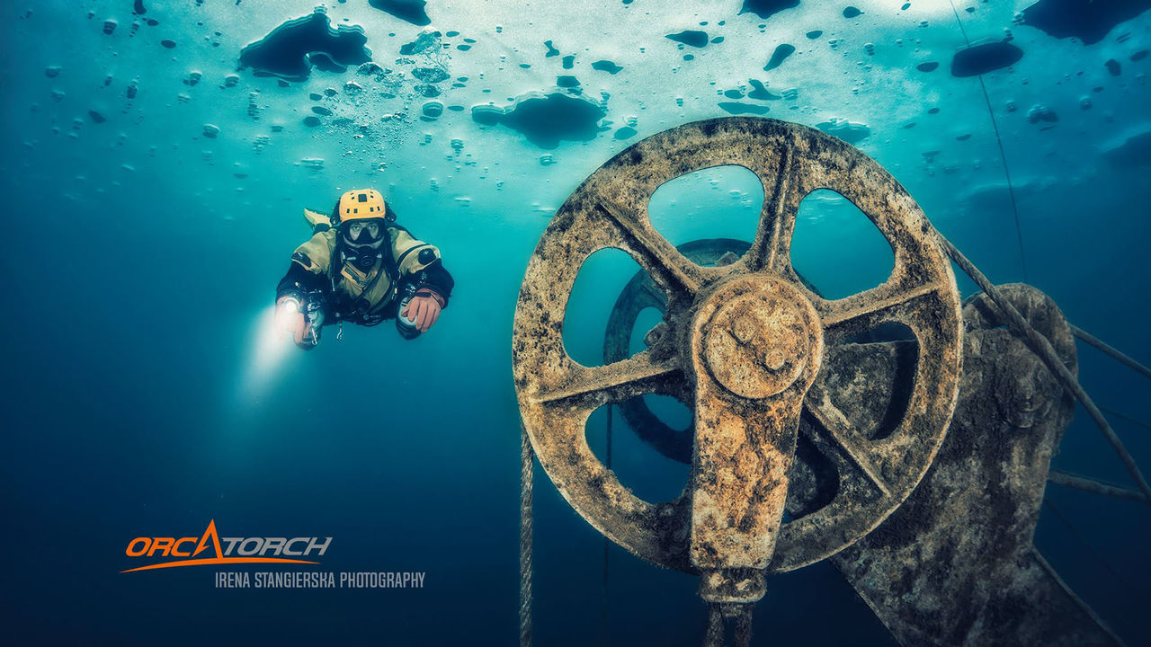 洞穴潛水照明，水下（xià）探險（xiǎn）燈，分體式（shì）潛水電筒 