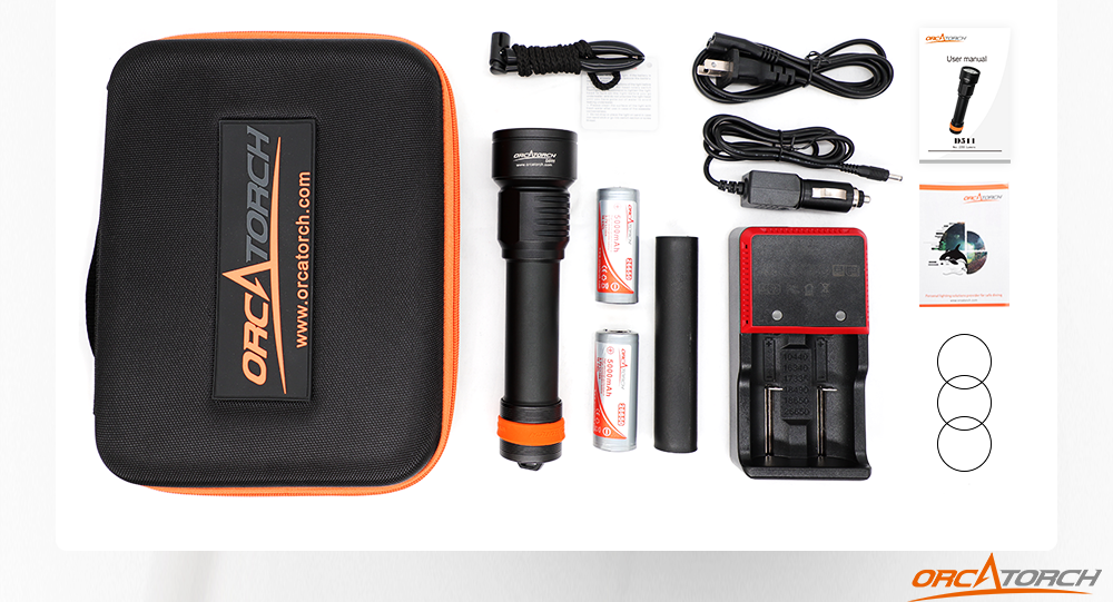 D511潛水(shuǐ)手電筒,技術潛水手電筒,專業潛水手電筒(tǒng),潛水手電品牌,OrcaTorch草莓视频官网 D511潛水(shuǐ)手電筒,技術潛水手電筒,專業潛水手電筒,潛水手電品牌,OrcaTorch草莓视频官网