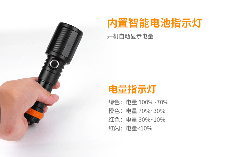 草莓视频官网D720手持聚光潛水手電評測