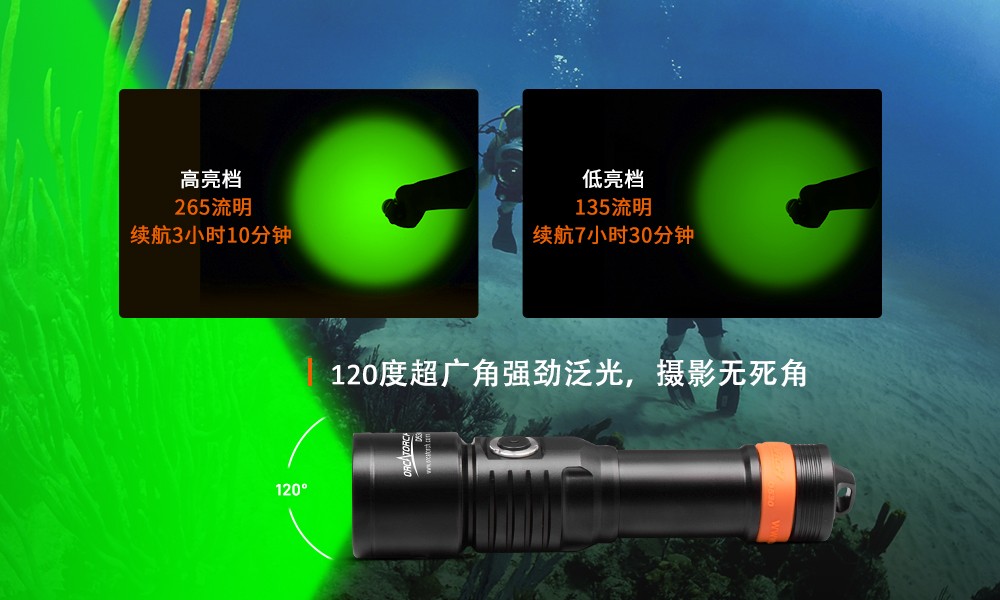 OrcaTorch虎(hǔ)鯨 D530V多色光