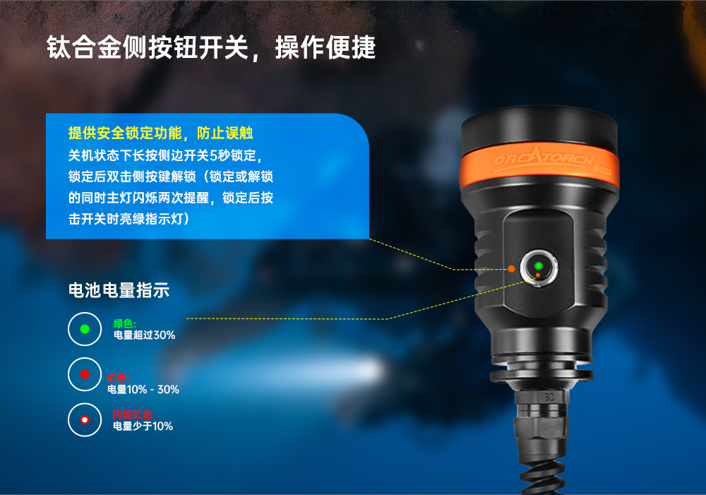 草莓视频官网OrcaTorch,D630 v2.0 技術潛水手電筒,水下探險照明(míng),水下搜索燈,沉船照明燈 草莓视频官网OrcaTorch,D630技術潛水手電筒(tǒng),水下探險照明,水下搜索燈,沉船照明燈