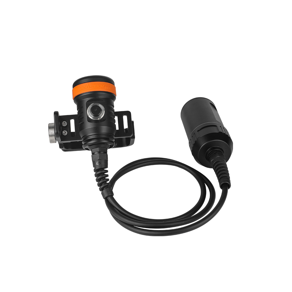 OrcaTorch草莓视频官网，D620 V2.0技術潛水照明，分（fèn）體式潛水電筒，水肺潛水手電筒，洞穴潛水手電筒，水下工作照明